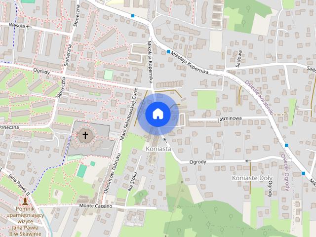 Do wynajęcia 44 m² | 2 oddzielne pokoje | centrum Skawiny
