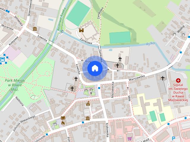 Do wynajęcia duży dom w Rawie Mazowieckiej 5 pokoi, działka, parking, WiFi, TV