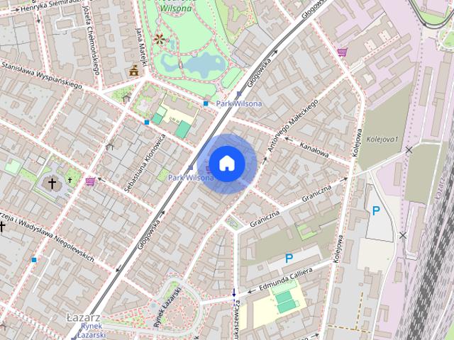 do wynajęcia kawalerka, 22 m2, ul. Strusia, Łazarz