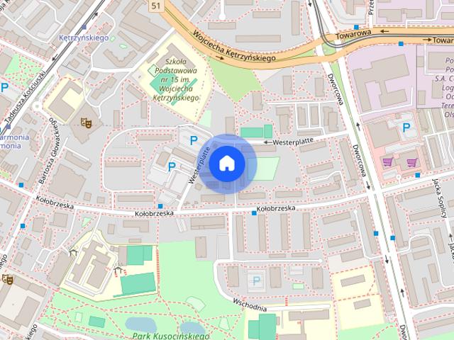 Do wynajęcia mieszkanie 2 pokoje centrum Olsztyn