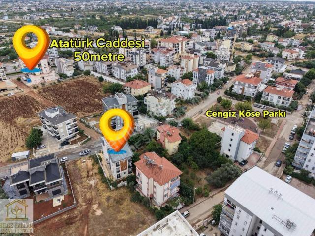 Döşemealtı Bahçeyakada Merkezi Lüks Eşyalı 2+1