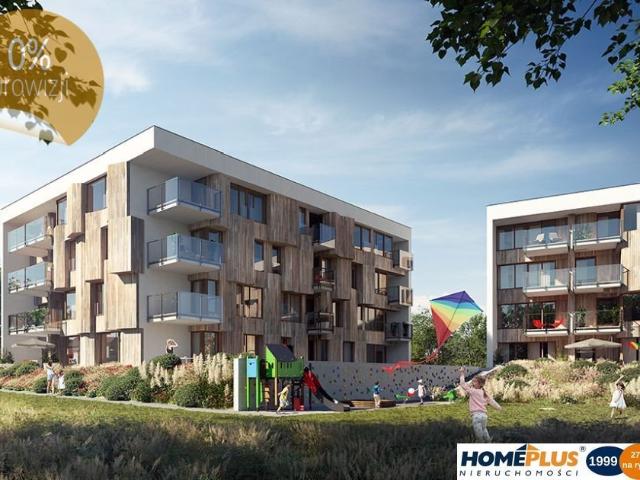 Do sprzedania nowoczesne 2 pokojowe mieszkanie z balkonem i garażem
