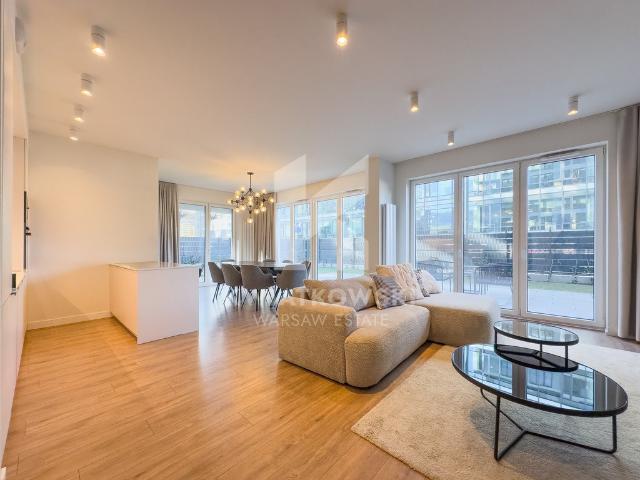 Do sprzedania nowoczesny apartament z ogrodem 101 m² na Mokotowie
