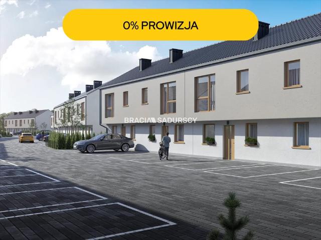 Do sprzedania nowoczesny dom w zabudowie szeregowej z ogródkiem