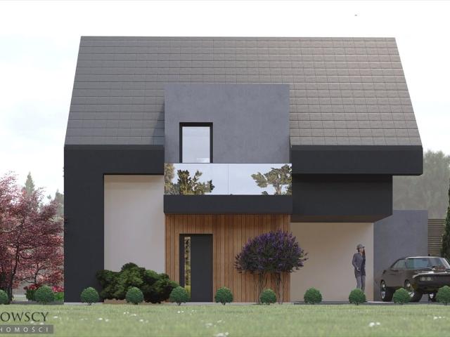 Do sprzedania nowoczesny dom 153 m² w Zielonkach z balkonem i tarasem