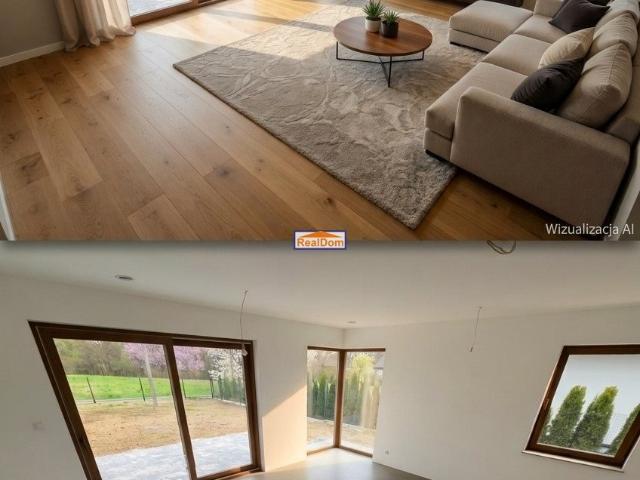 Do sprzedania nowoczesny dom 104 m² w Rudawie z dużą ogrodzoną działką