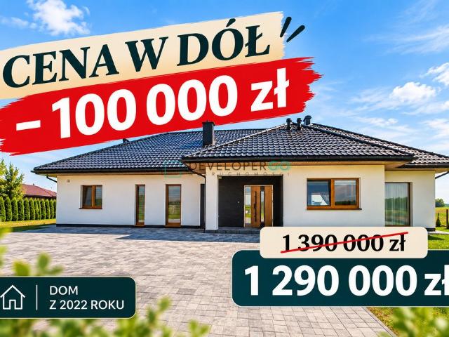 Do sprzedania nowoczesny dom 2022 z dużą działką 4304 m² w Kołakach