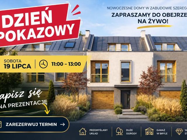 Na sprzedaż nowoczesny segment 172 m² w Łomiankach