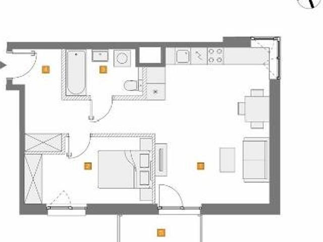 Do sprzedania nowe 2 pokojowe mieszkanie 42 m² z parkingiem