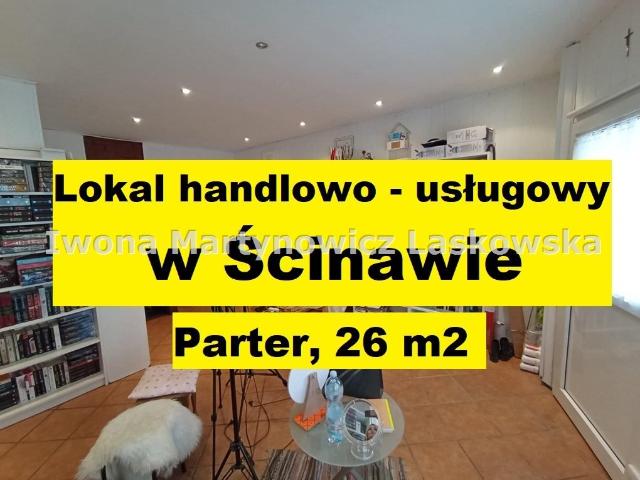 Do sprzedania atrakcyjny lokal usługowy 25,87 m² w Ścinawie