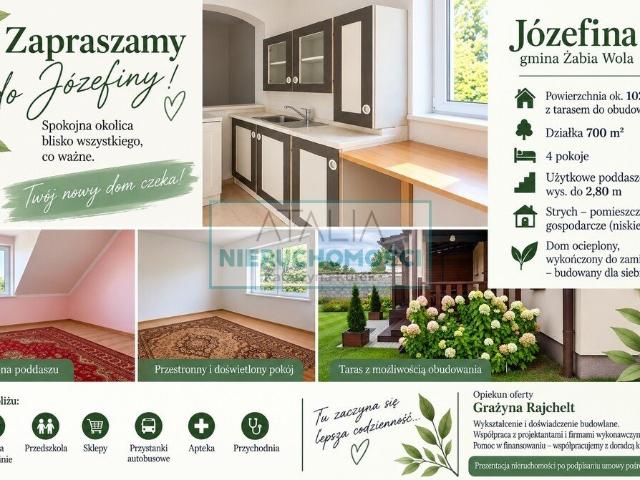 Do sprzedania dom 87 m² z tarasem w Józefinie