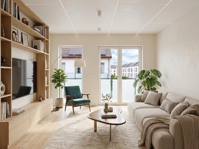 Do sprzedania funkcjonalne 3 pokojowe mieszkanie 49,66 m² z balkonem i ogródkiem