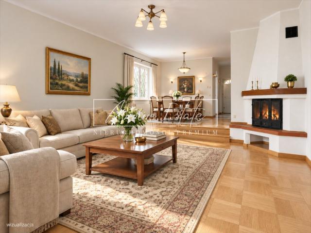 Do sprzedania przestronny dom bliźniaczy 260 m² w Wilanowie