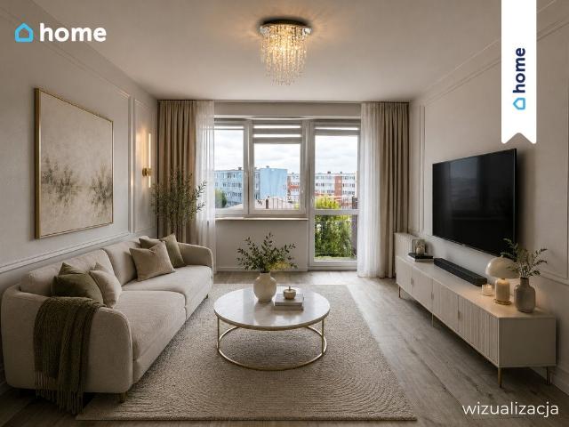 Do sprzedania przestronne mieszkanie 39 m² z balkonem w Kole