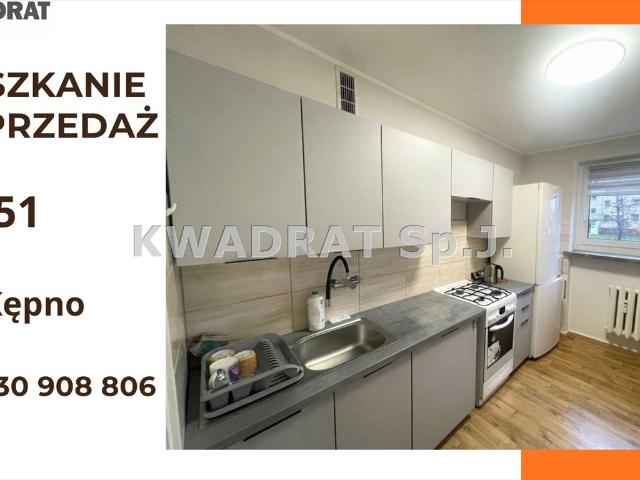 Do sprzedania przestronne mieszkanie 51 m² z balkonem w centrum Kępna