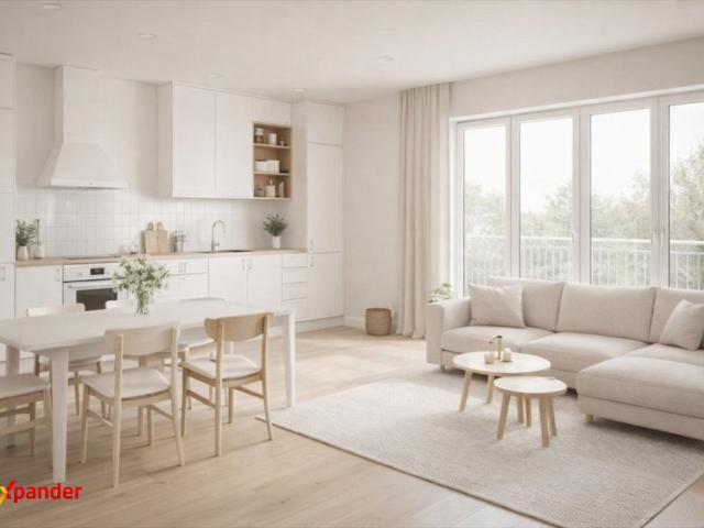 Przestronne 75 m² mieszkanie z dużym balkonem Łódź Widzew