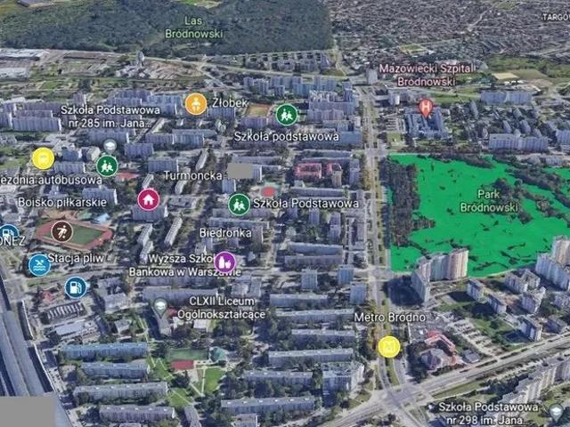 Do sprzedania przestronne 2 pokojowe mieszkanie 48 m² w Warszawie