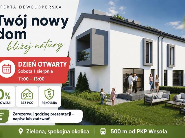 Na sprzedaż nowoczesne 75 m² mieszkanie z ogródkiem i balkonem