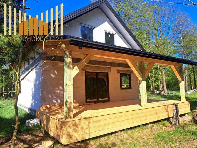 Polecam dom 135 m² w otulinie lasu z tarasem i możliwością własnej aranżacji