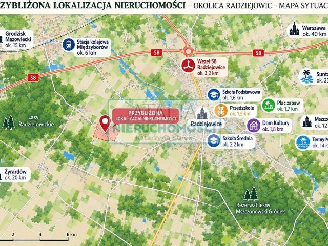 Dom 155 m² w Radziejowicach z prywatnością