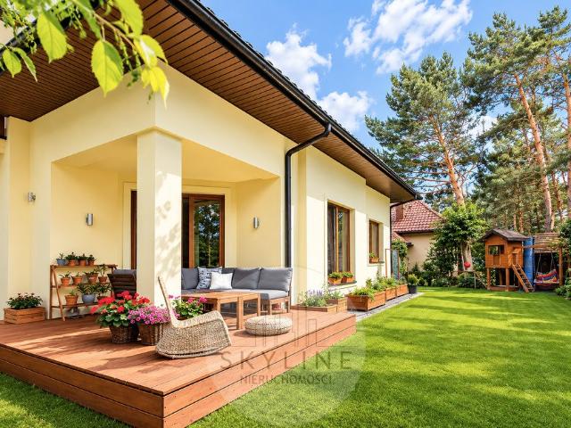 Dom 192,5 m² w Lesznowoli z tarasem, garażem, solarami