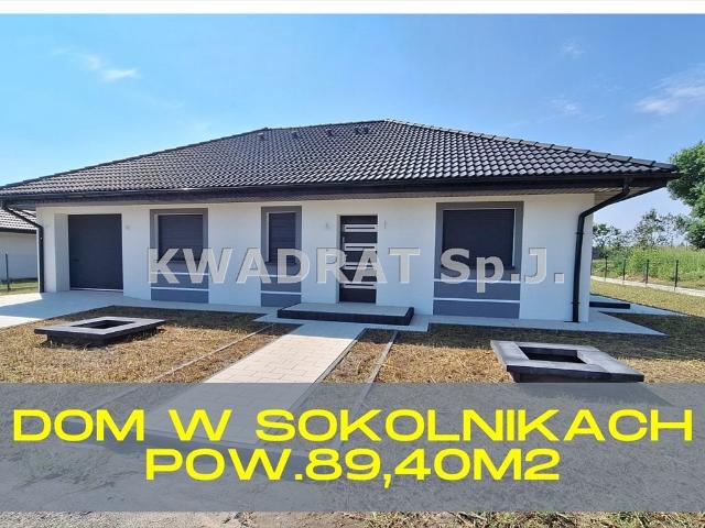 Dom 89 m² z garażem i tarasem w Sokolnikach zapraszam