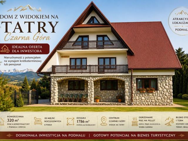 Dom, Czarna Góra, Nadwodnia, 300.00 m², sprzedam dom