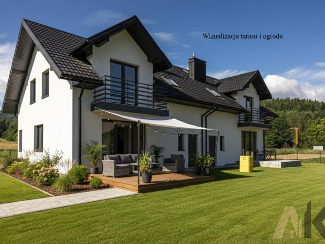 Dom bliźniak 139 m² 2018 z ogrodem, garażem i niezależnymi wejściami