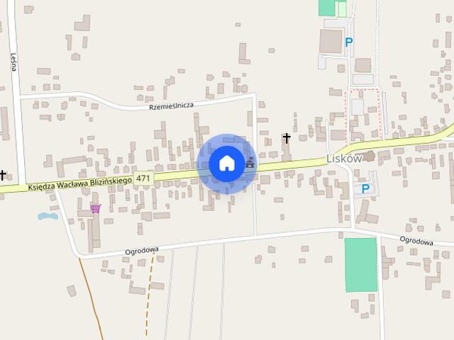 Dom do wynajęcia, 65 m², 3 pokoje Lisków Lisków
