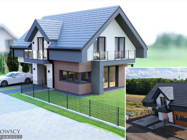 Dom jednorodzinny 142 m² nowoczesny, garaż, 4 sypialnie