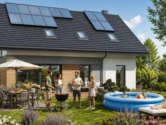 Nowoczesny dom z garażem 145 m², blisko Łańcuta