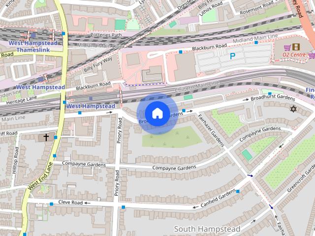 Dom Lodge, Broadhurst Gardens, South Hampstead, NW3