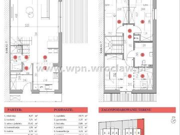 Dom na sprzedaż 4 pokoje Wrocław Psie Pole, 98,40 m2, działka 328 m2