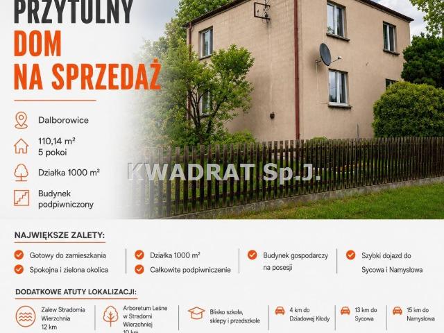 Dom na sprzedaż 4 pokoje oleśnicki, 110,14 m2, działka 1000 m2