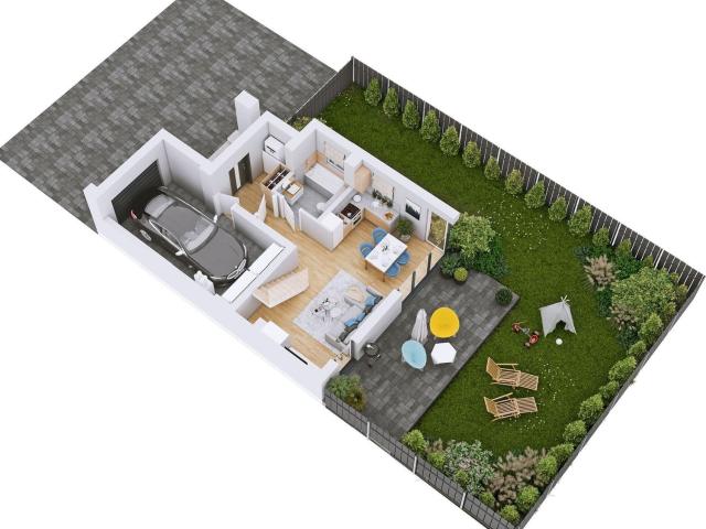 Dom na sprzedaż 4 pokoje łomżyński, 104,31 m2, działka 300 m2