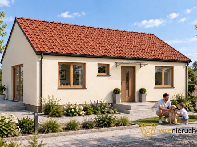 Dom na sprzedaż 4 pokoje średzki, 80 m2, działka 564 m2