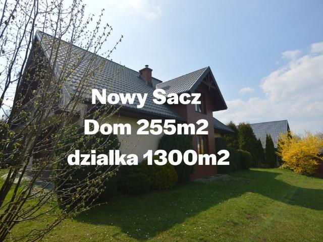 Dom na sprzedaż 5 pokoi nowosądecki, 254,50 m2, działka 1300 m2