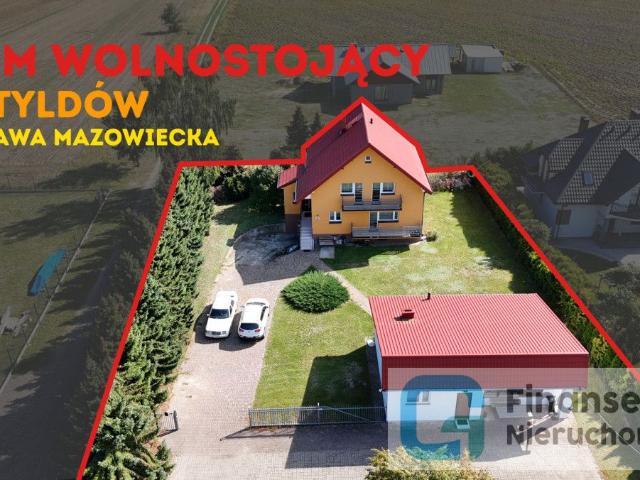 Dom na sprzedaż 5 pokoi rawski, 140 m2, działka 1400 m2