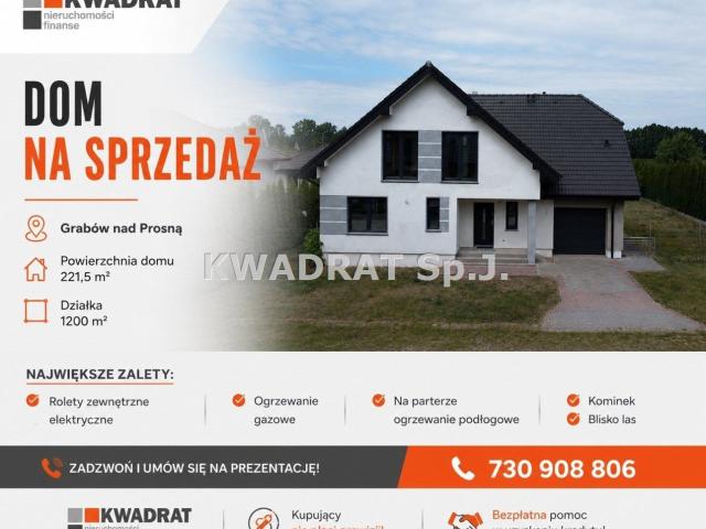 Dom na sprzedaż 6 pokoi ostrzeszowski, 221,50 m2, działka 1129 m2
