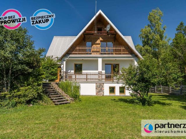 Dom na sprzedaż 7 pokoi kościerski, 339,60 m2, działka 5410 m2