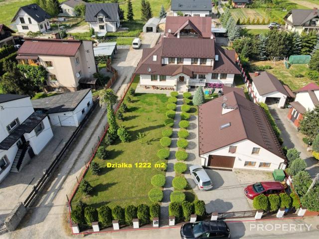Dom na sprzedaż 9 pokoi nowosądecki, 314 m2, działka 1200 m2