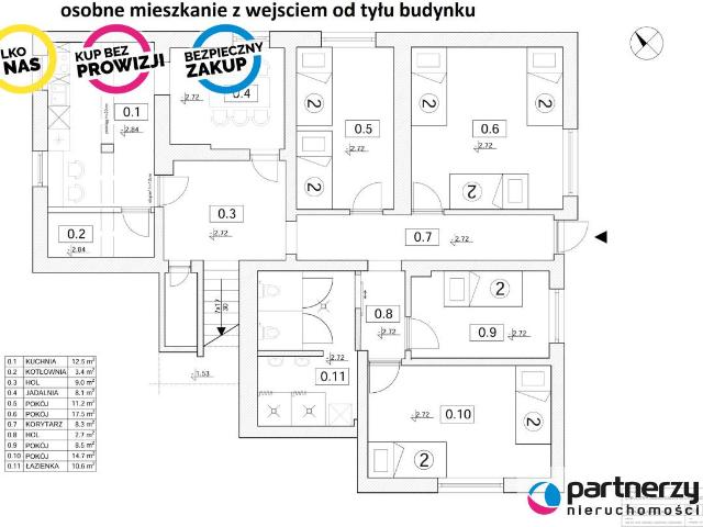 Dom na sprzedaż 17 pokoi kartuski, 517 m2, działka 680 m2