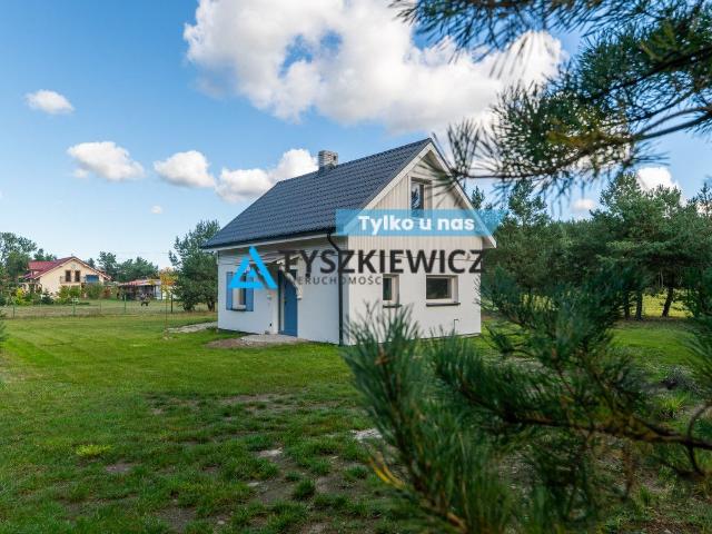 Dom na sprzedaż 2 pokoje bytowski, 62,82 m2, działka 1858 m2