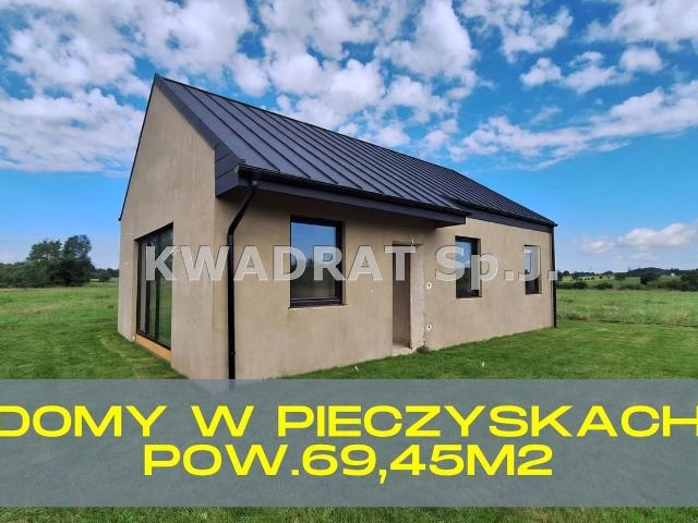 Dom na sprzedaż 3 pokoje wieruszowski, 69,45 m2, działka 450 m2