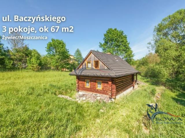 Dom na sprzedaż 3 pokoje Żywiec, 80 m2, działka 1079 m2