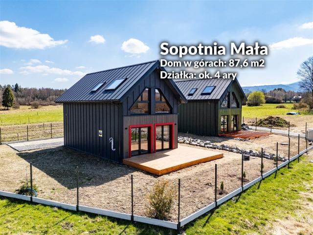 Dom na sprzedaż 3 pokoje żywiecki, 87,50 m2, działka 400 m2