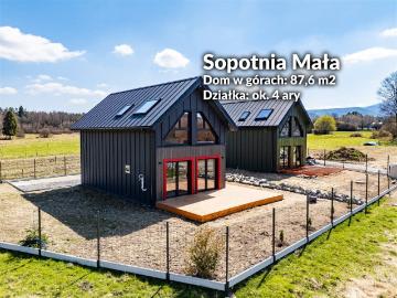 Dom na sprzedaż 3 pokoje żywiecki, 87,50 m2, działka 400 m2