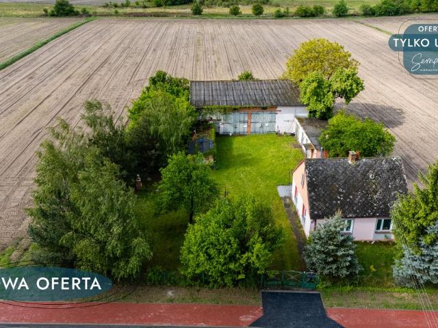 Dom na sprzedaż 3 pokoje bełchatowski, 70 m2, działka 42000 m2
