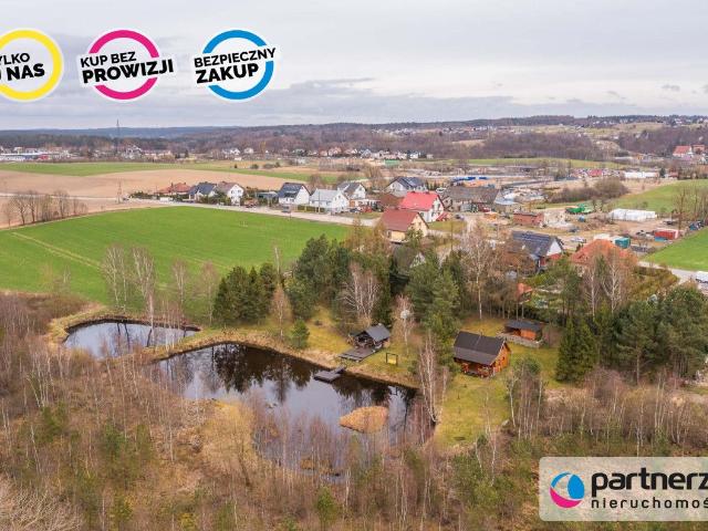 Dom na sprzedaż 3 pokoje kartuski, 45 m2, działka 8998 m2
