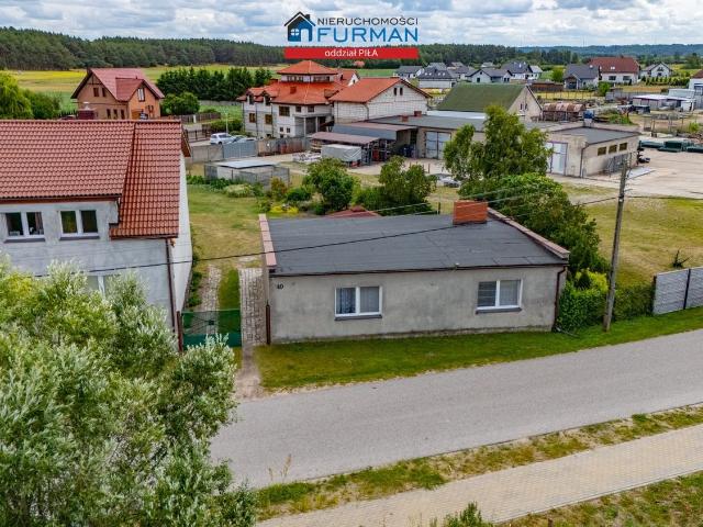 Dom na sprzedaż 3 pokoje pilski, 92 m2, działka 1102 m2